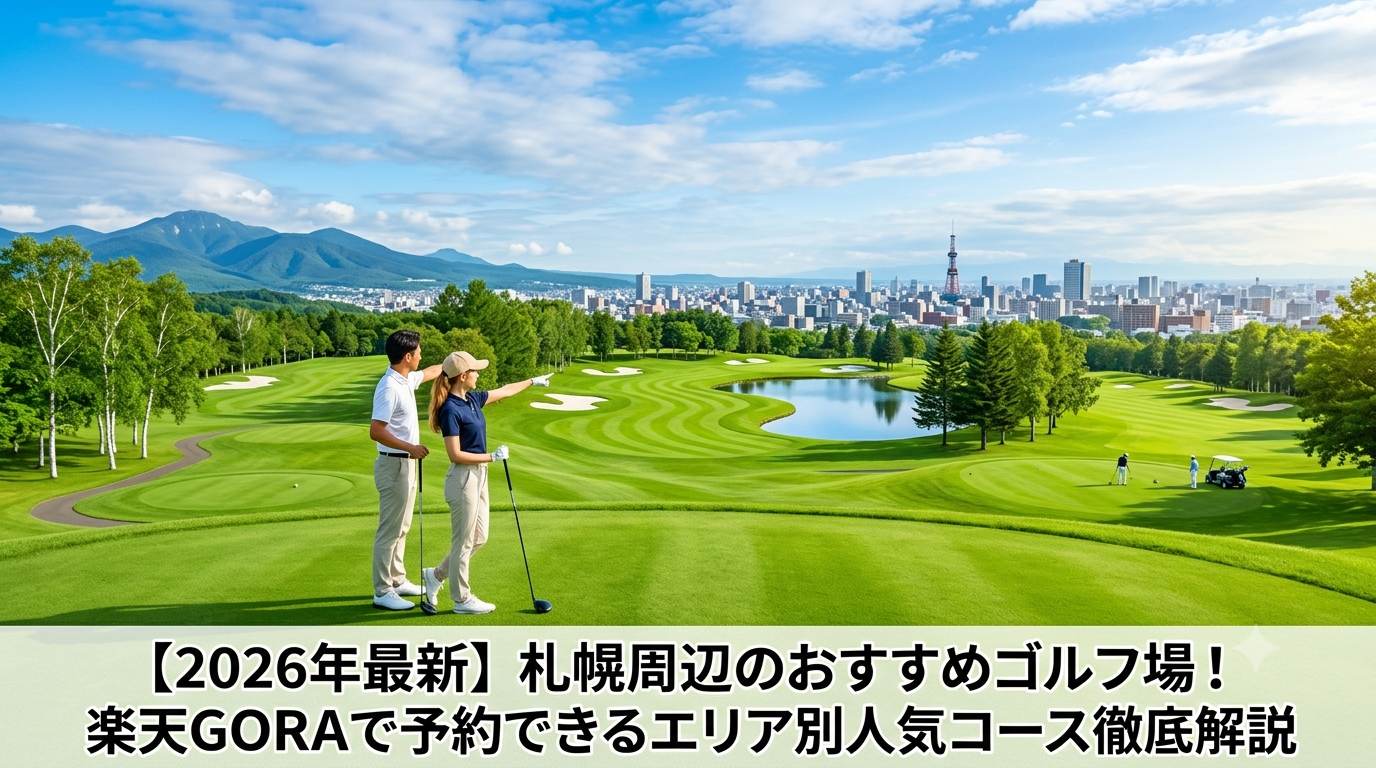 【2026年最新】札幌周辺のおすすめゴルフ場！楽天GORAで予約できるエリア別人気コース徹底解説